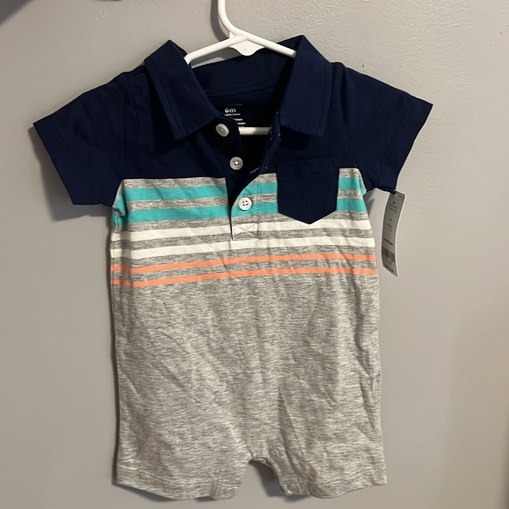 Carter’s 6 months boy stripped shirt